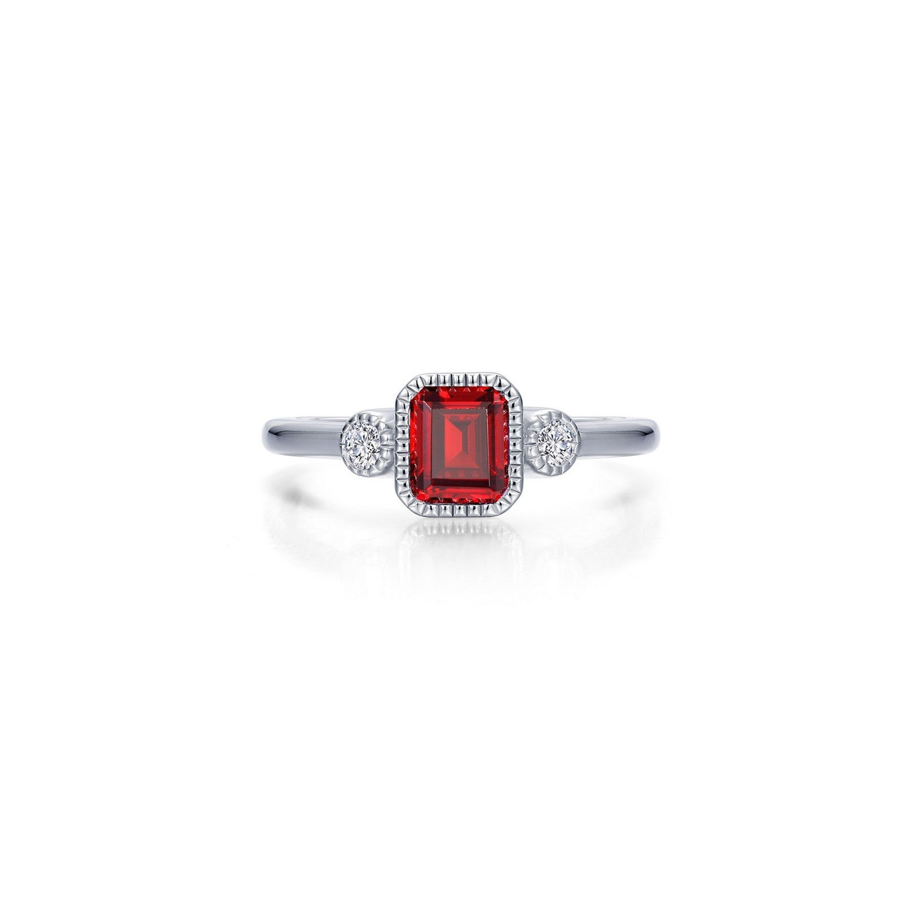 Lafonn September Birthstone Ring Bonded in Platinum BR006SAP